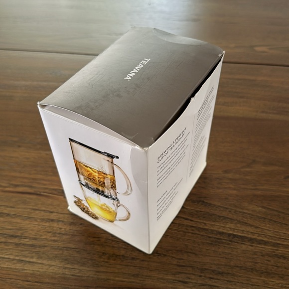 TEAVANA PERFECTEA 16 Ounce Tea Maker - Black Loose tea Strainer Kettle NEW NiB - Picture 16 of 17